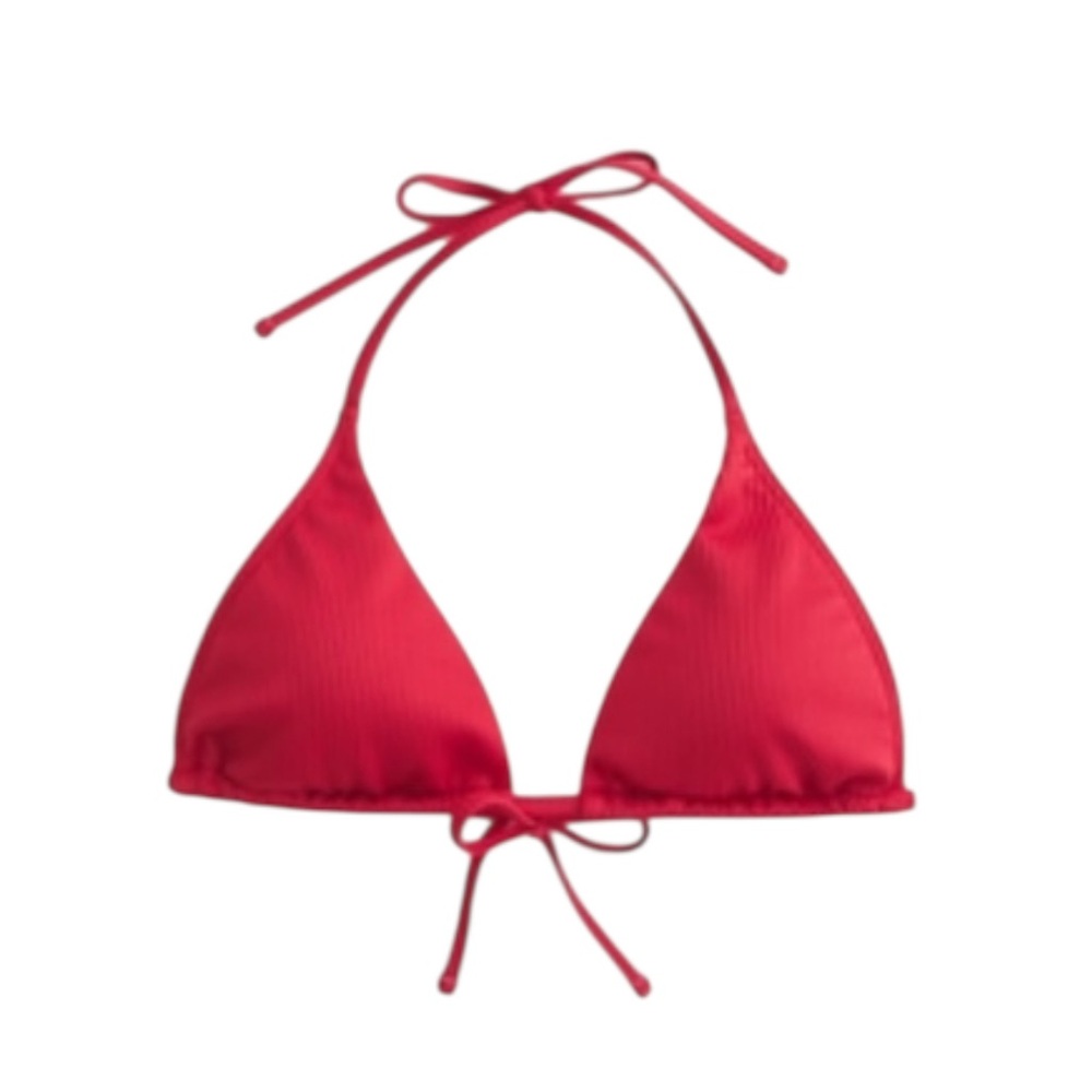 Hollister • 	Ribbed Multi-Way Triangle Bikini Top